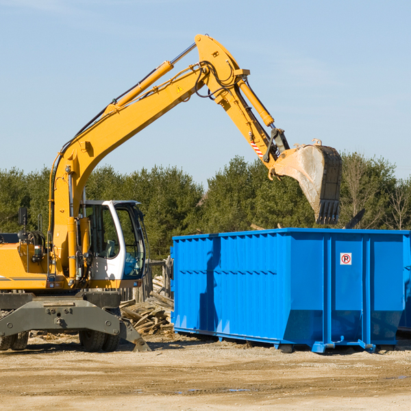 what happens if the residential dumpster is damaged or stolen during rental in Oakes ND